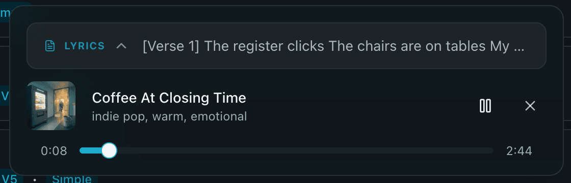 AI songs sound generic when prompts give mood but not songwriting constraints.